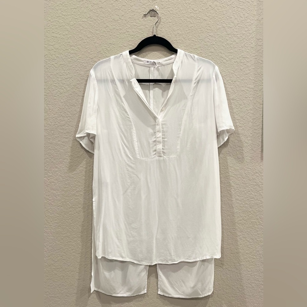 BCBGeneration Tee, White, Small